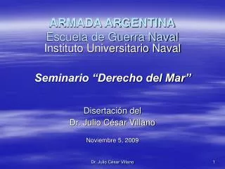 ARMADA ARGENTINA Escuela de Guerra Naval