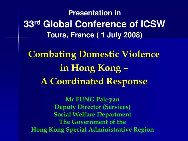 combating domestic violence in hong kong a coordinated response