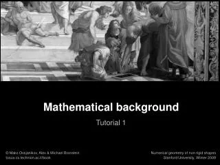 Mathematical background