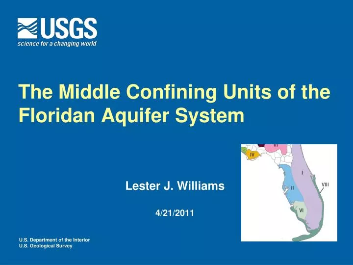 the middle confining units of the floridan aquifer system