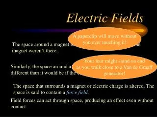 Electric Fields