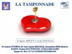 LA TAMPONNADE - slide 1
