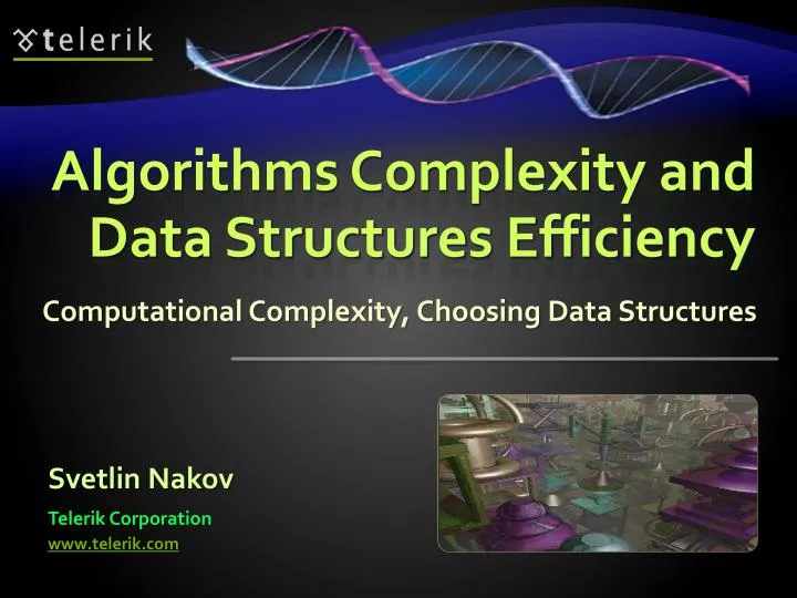 algorithms complexity and data structures efficiency