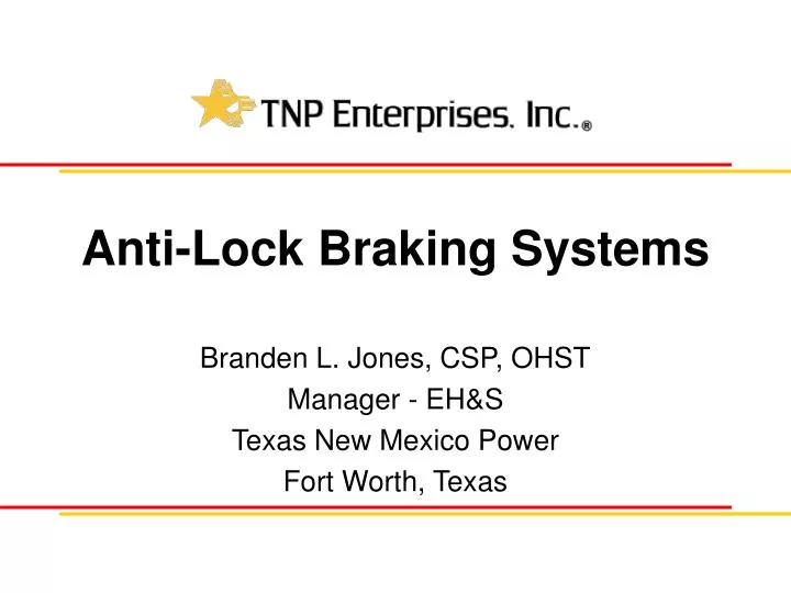 anti lock braking systems