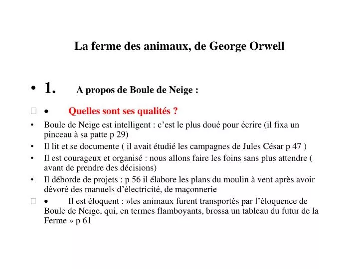 la ferme des animaux de george orwell