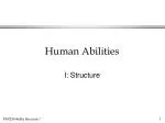 Human Abilities