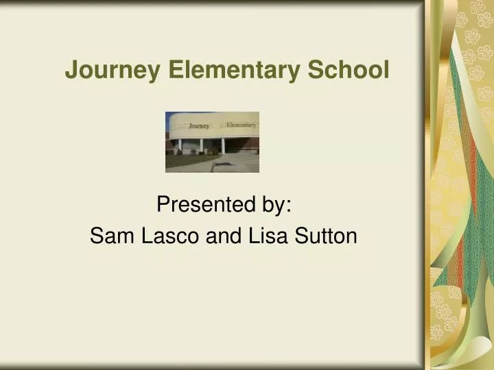 journey elementary school