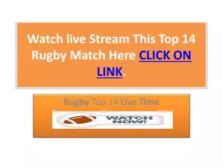 Castres vs La Rochelle Live Stream HD Top 14 Rugby 2010