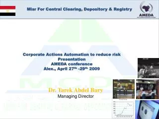 Misr For Central Clearing, Depository &amp; Registry