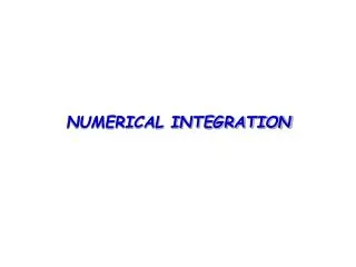numerical integration