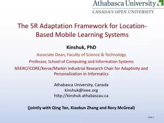 The 5R Adaptation Framework for Location-Based Mobile Learning Systems