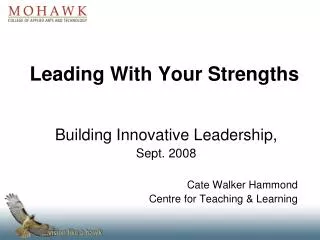 Leading With Your Strengths