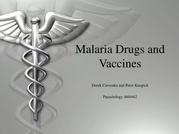 malaria drugs and vaccines