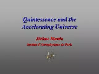 Quintessence and the Accelerating Universe