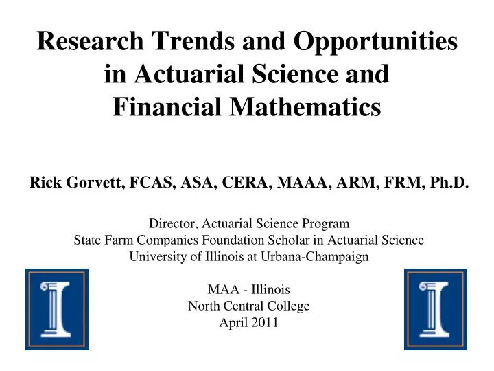 research trends and opportunities in actuarial science and financial mathematics