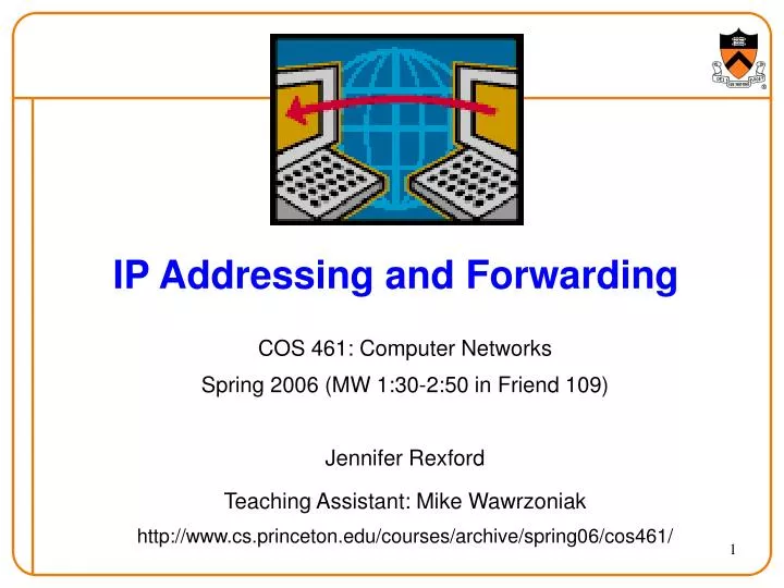ip addressing and forwarding