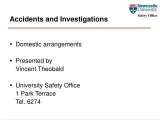 Accidents and Investigations