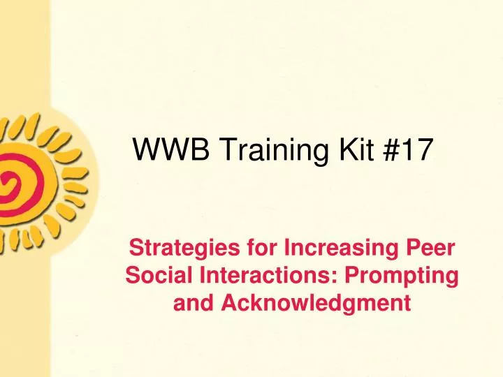 wwb training kit 17