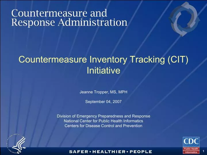countermeasure inventory tracking cit initiative