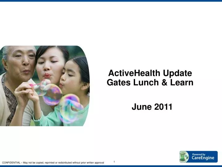 activehealth update gates lunch learn