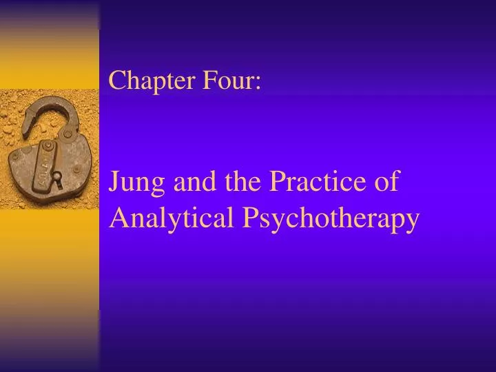 chapter four jung and the practice of analytical psychotherapy