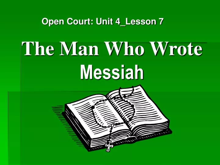 the man who wrote messiah