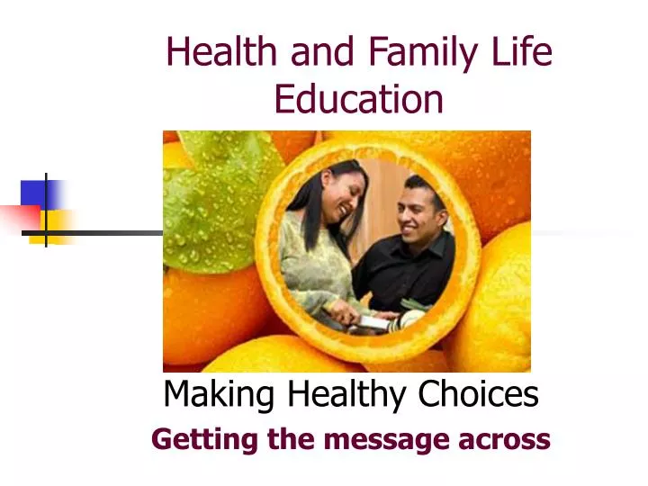 health and family life education