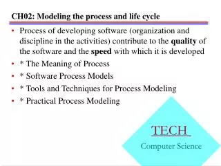 CH02: Modeling the process and life cycle