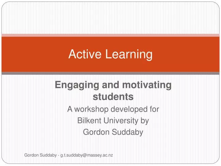active learning