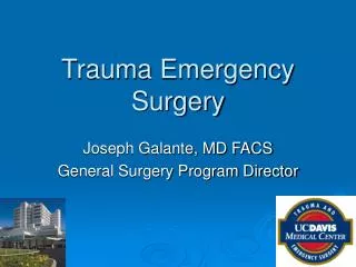 Trauma Emergency Surgery