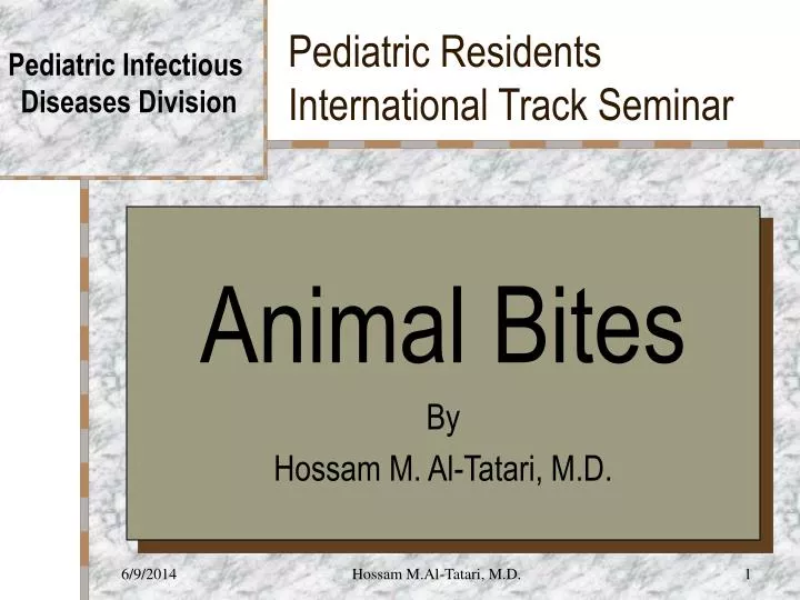 pediatric residents international track seminar