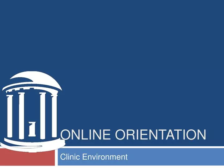 online orientation