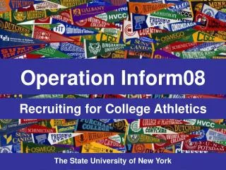 Recruiting for College Athletics