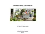 Benefits of Having Outdoor Kitchen - slide 1