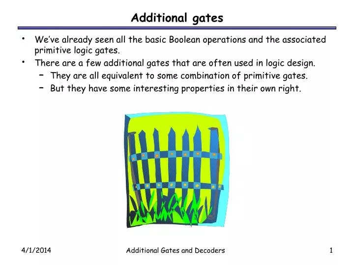 additional gates