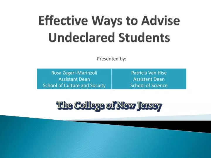 effective ways to advise undeclared students