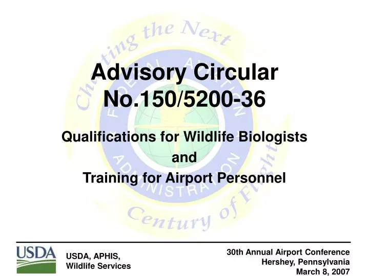 advisory circular no 150 5200 36