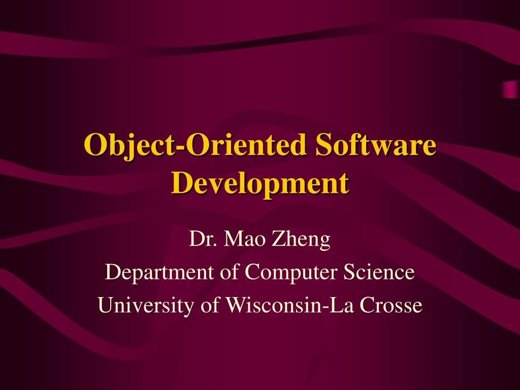 PPT - Object-Oriented Software Development PowerPoint Presentation ...