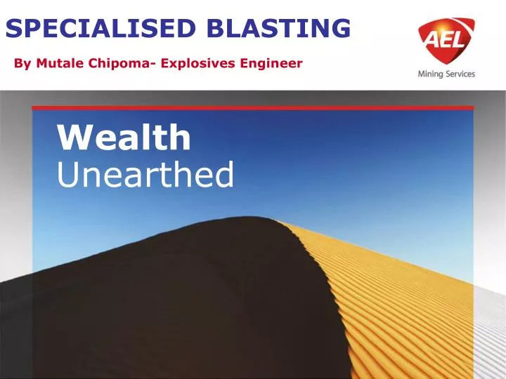 specialised blasting by mutale chipoma explosives engineer
