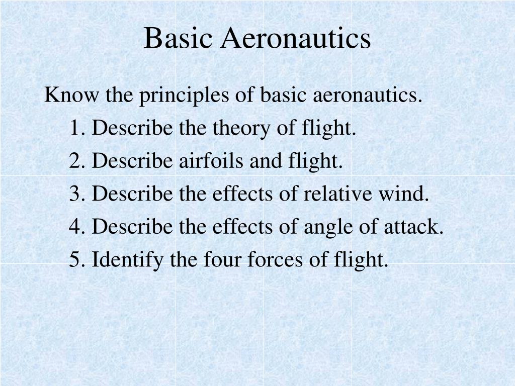 PPT - Basic Aeronautics PowerPoint Presentation, free download - ID:604533