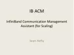 IB ACM InfiniBand Communication Management Assistant (for Scaling)