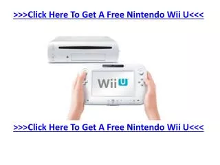 The brand new generation Nintendo Wii U system is expected t