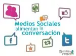 Medios Sociales - slide 1