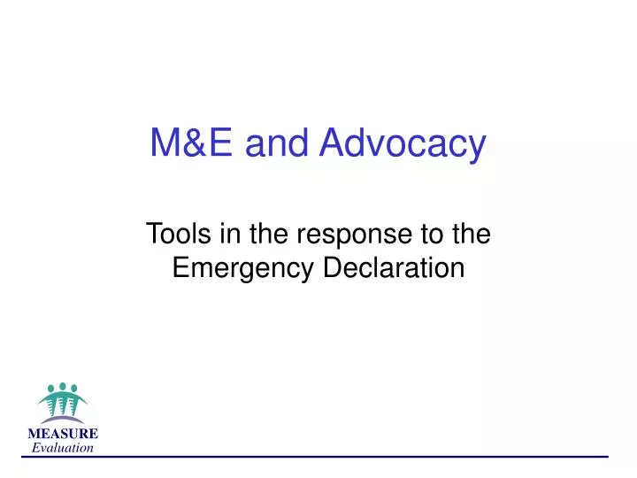 m e and advocacy