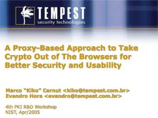 A Proxy-Based Approach to Take Crypto Out of The Browsers for Better Security and Usability