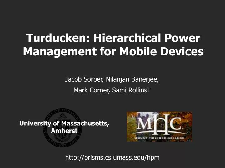 turducken hierarchical power management for mobile devices