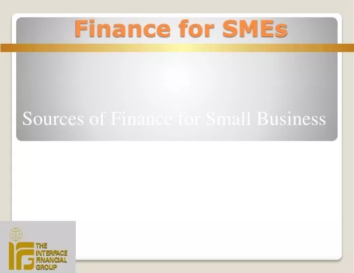 finance for smes