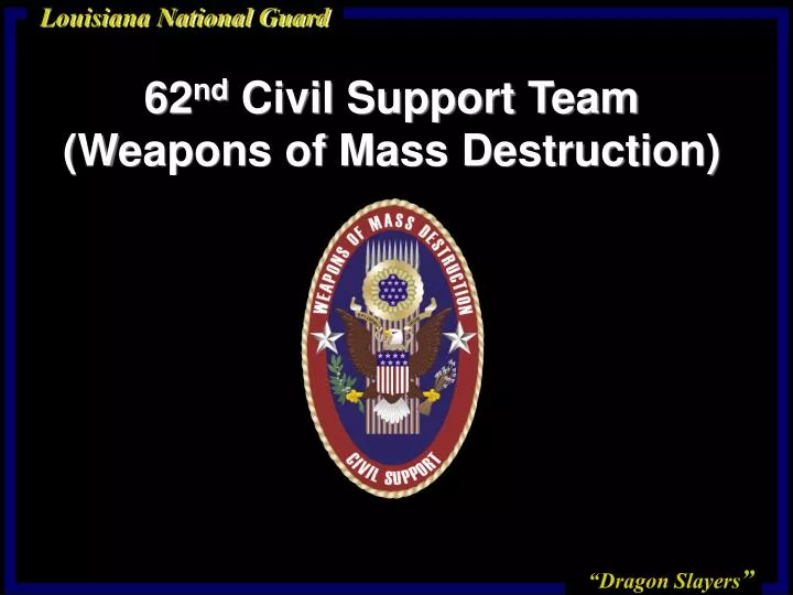 62 nd civil support team weapons of mass destruction