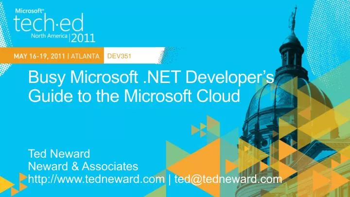 busy microsoft net developer s guide to the microsoft cloud