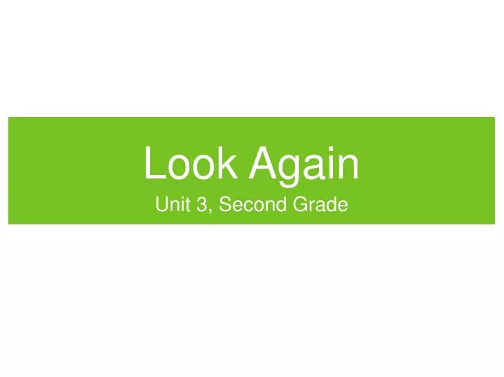 look again